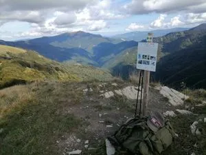 Panorama con cartello